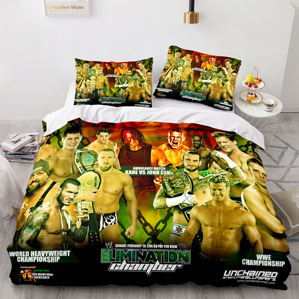 2024 NEW WWE RAW Cosplay Bedding Sets Soft Quilt Cover Without Filler