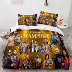 2024 NEW WWE RAW Cosplay Bedding Sets Soft Quilt Cover Without Filler