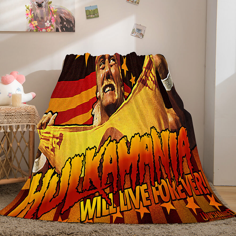 2024 NEW WWE World Wrestling Entertainment Cosplay Flannel Fleece Throw Blanket