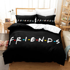 Friends TV Duvet Cover Quilt Cover Pillowcase Bedding Set Bed Linen Home Decor