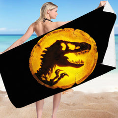 Jurassic World Bath Towel Quick Dry Swimming Surf Towels