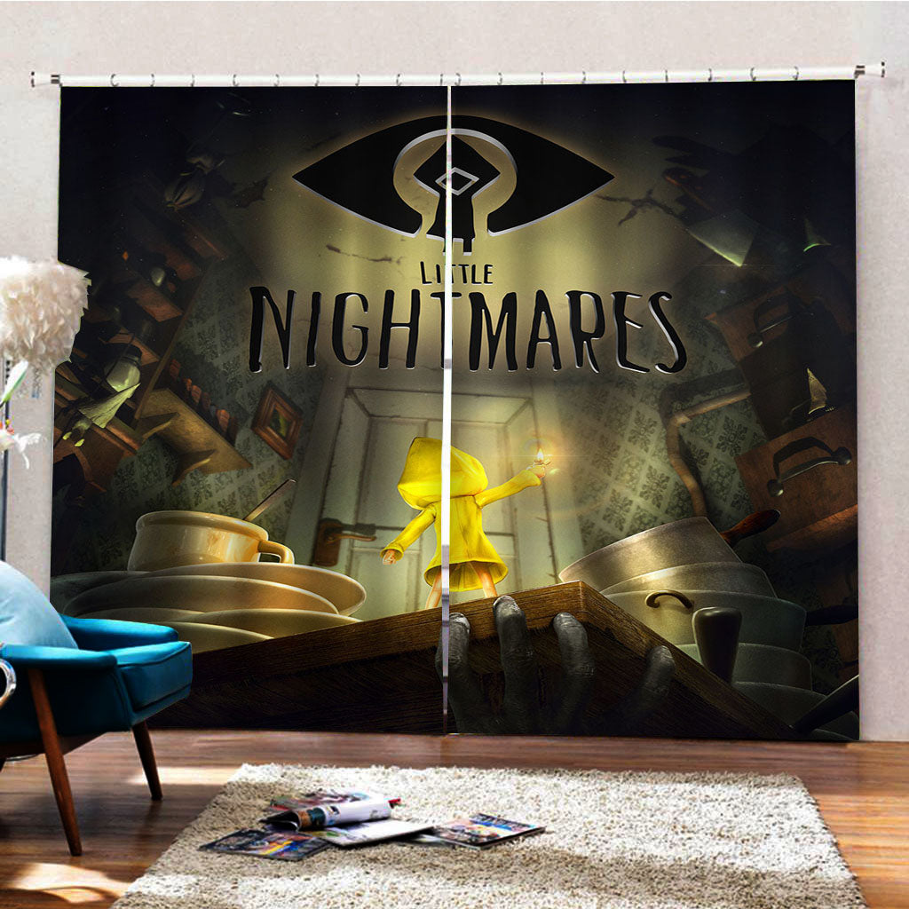 Little Nightmare Blackout Curtain for Living Room Bedroom Window Treatment