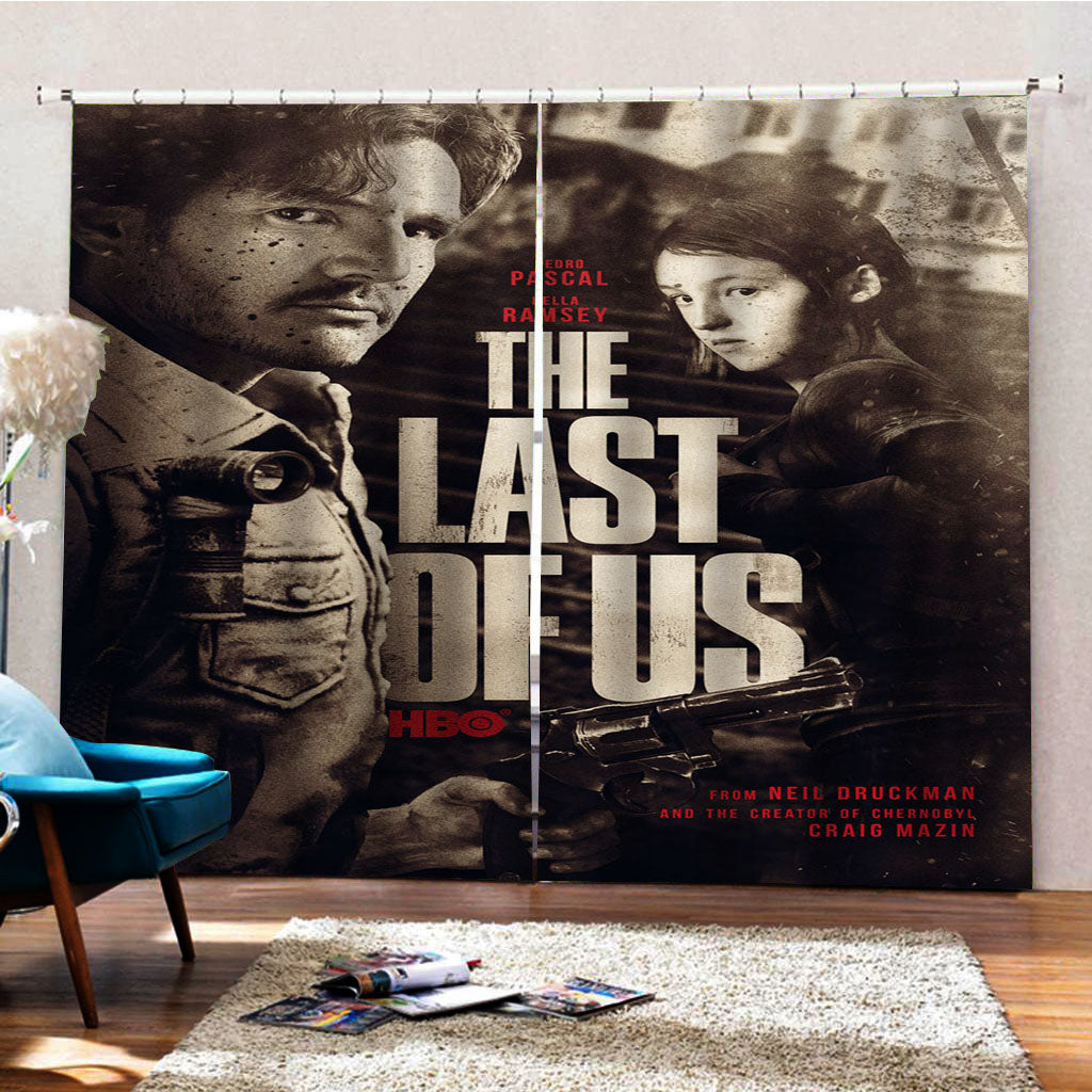 The Last of Us Blackout Curtain for Living Room Bedroom Window Treatment