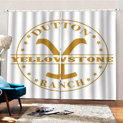 Yellowstone Blackout Curtain for Living Room Bedroom Window Treatment