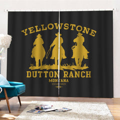 Yellowstone Blackout Curtain for Living Room Bedroom Window Treatment